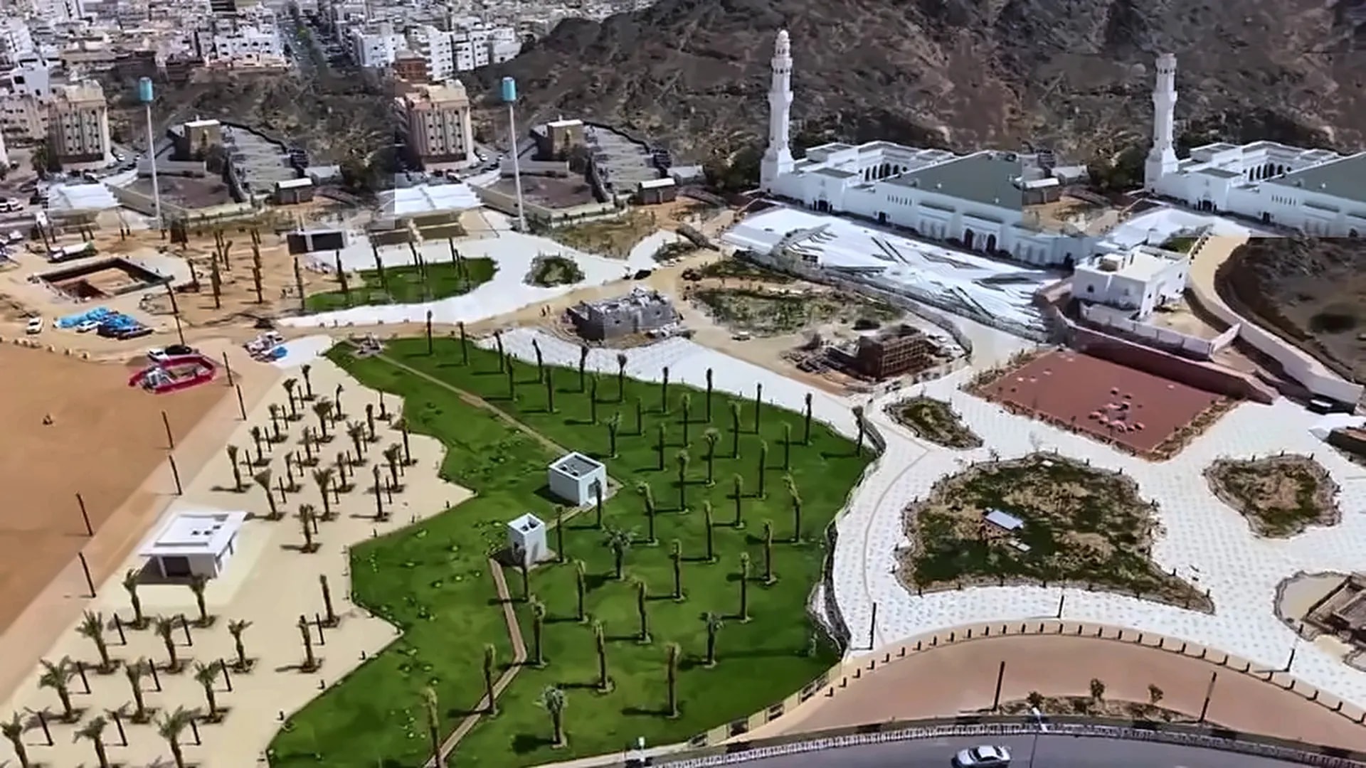 Aerial view of the Trench Battle site development and surrounding public realm